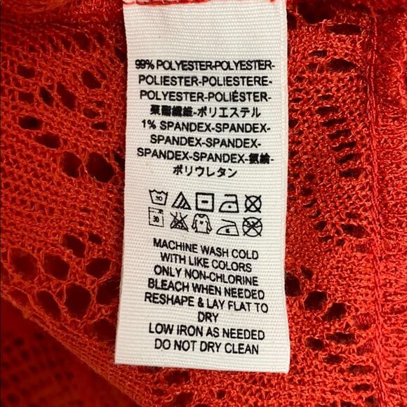 Free People Not Cold in This Floral Knit Top Red Small - Picture 7 of 9